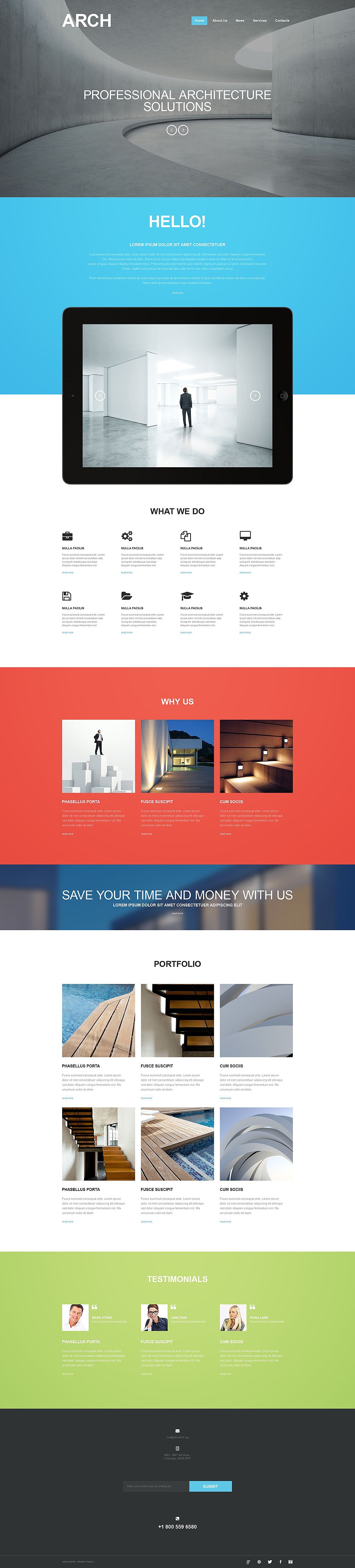 Architecture Muse Template New Screenshots BIG