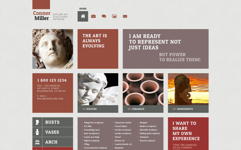 Art Blog WordPress Theme