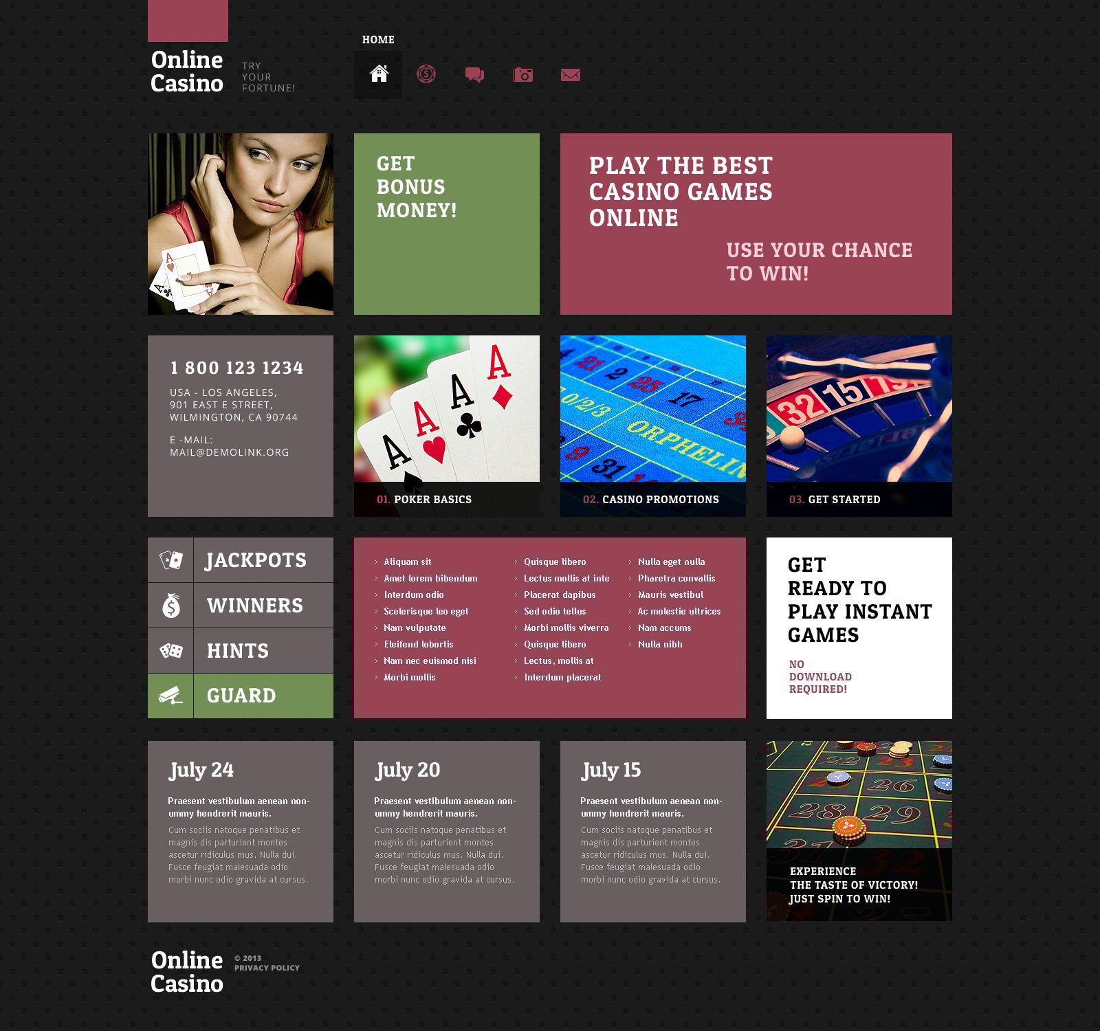 шаблон казино для wordpress шаблон казино для wordpress