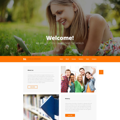 15+ Best Language School Website Templates