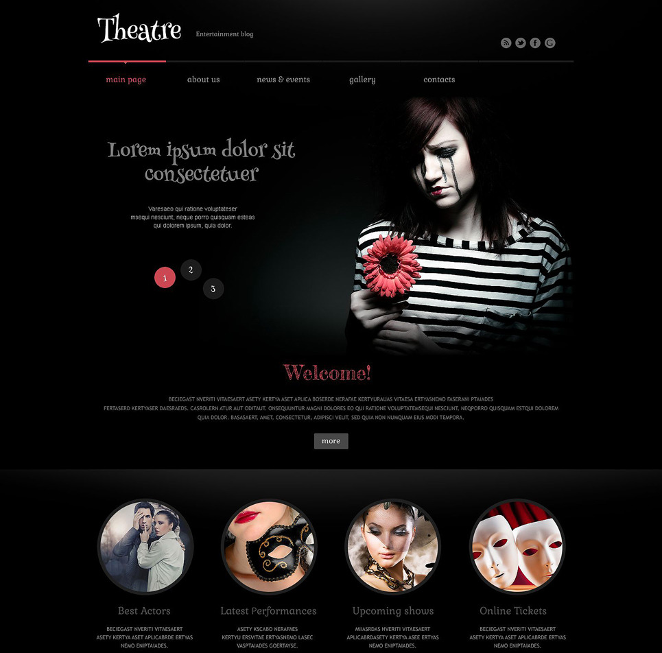 Sculpture Responsive WordPress Theme Big Screenshot Sculpture Responsive WordPress Theme New Screenshots BIG