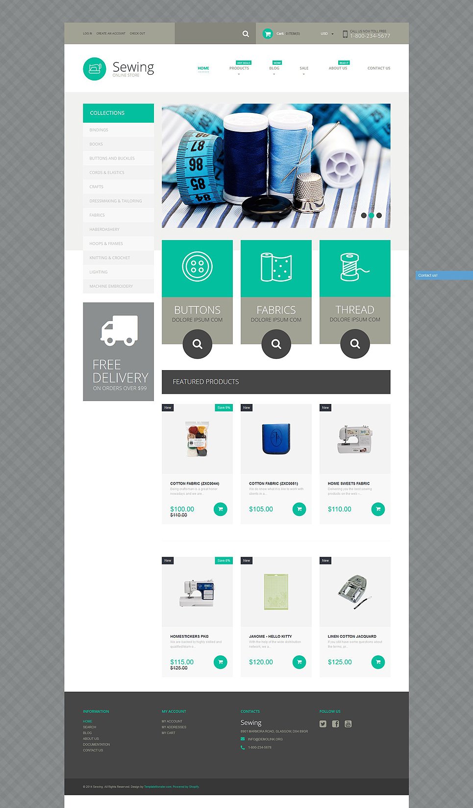 Sewing Supplies Shopify Theme New Screenshots BIG