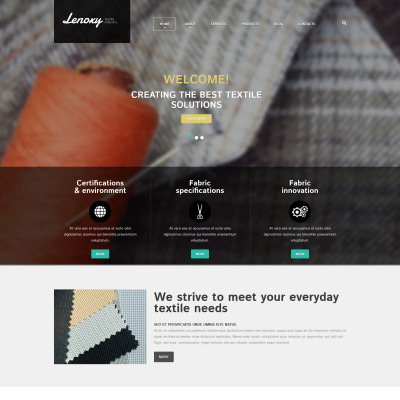 "Textile Industry" thème Joomla adaptatif #52586
