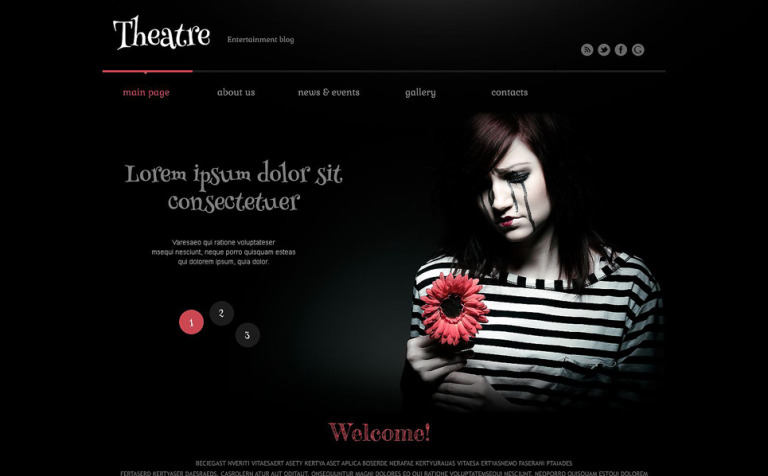Theater Responsive WordPress Theme WordPress Theme