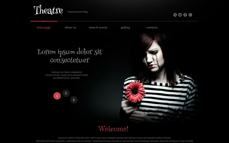 Theater Responsive WordPress theme WordPress Theme