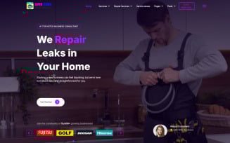 Jl SuperTecnic Pro Household Appliances & Plumbing Handyman Services Template