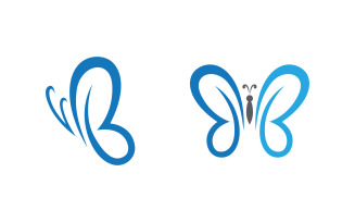 Butterfly Beauty Vector logo icon design template v.10