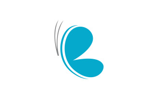 Butterfly Beauty Vector logo icon design template v.5