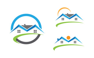 House Property concept icon logo template v.110