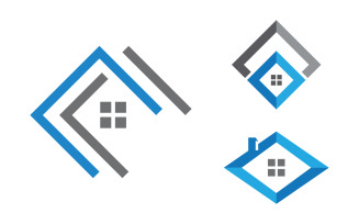 House Property concept icon logo template v.112