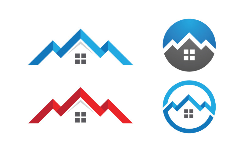 House Property concept icon logo template v.114 Logo Template