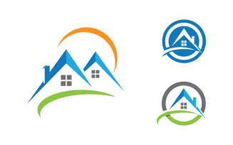 House Property concept icon logo template v.115