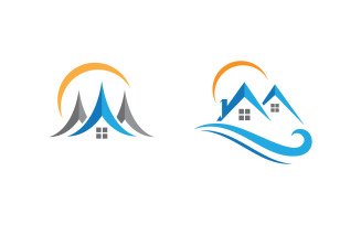 House Property concept icon logo template v.128