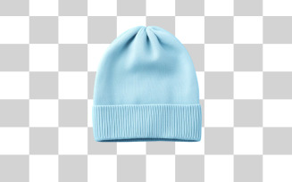Beanie on transparent background