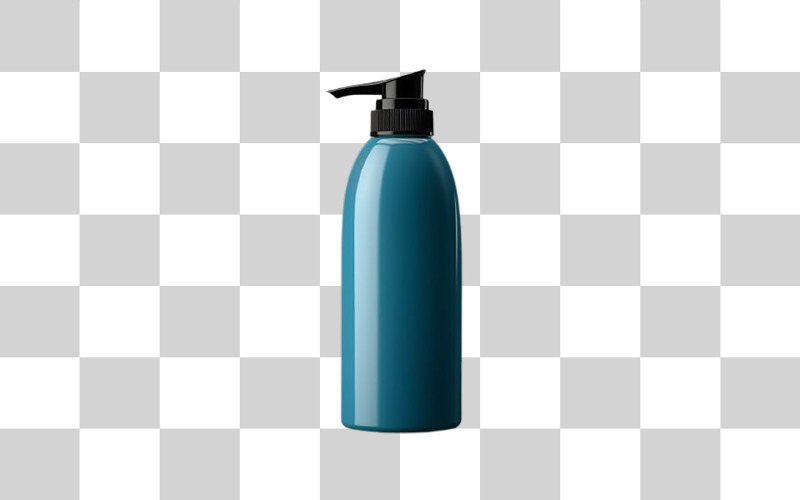 Blue spray bottle png design Background