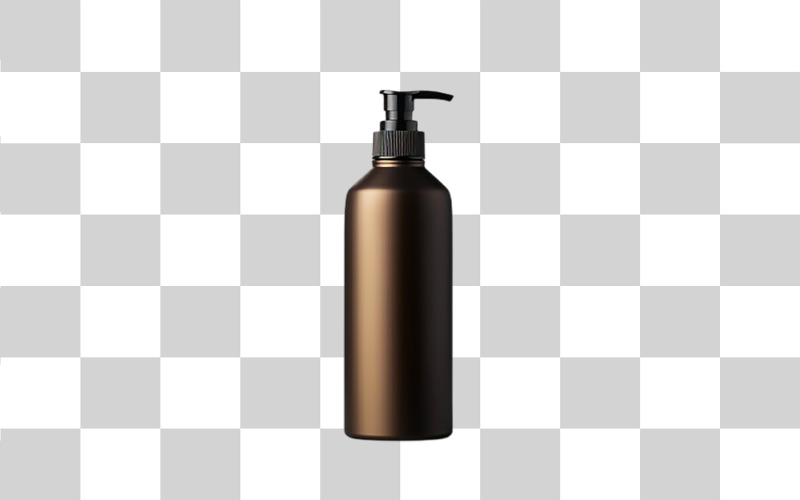 Gold spray bottle png background Background
