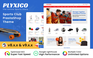 Plyxico - Sports, Gaming & Fitness Store Prestashop Theme