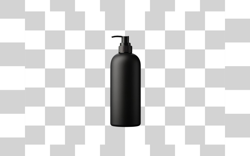 Transparent spray bottle design Background