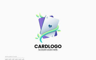 Card Gradient Colorful Logo