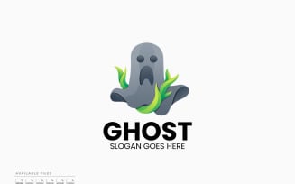 Ghost Gradient Colorful Logo