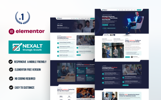 Nexalt - Business Consulting Elementor Template Kit