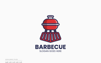 Barbecue Logo Template Vector Design