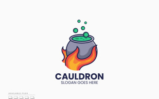 Cauldron Logo Template Vector Design