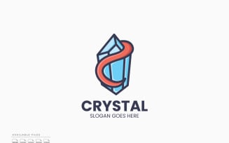 Crystal Logo Template Vector Design