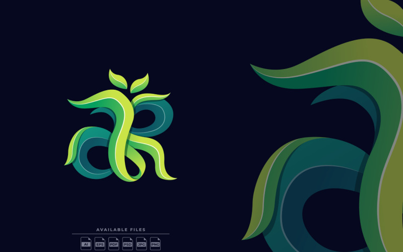 Gardening Colorful Logo Illustration