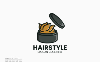 Hair Style Logo Template Vector Design