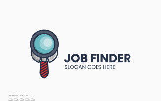 Job Finder Logo Template Vector Design