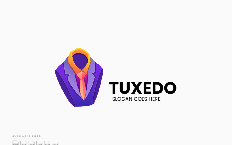 Tuxedo Gradient Colorful Logo Logo Template