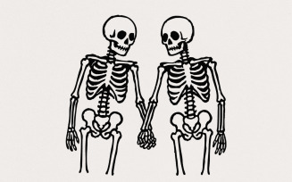 Skeleton Couple Holding Hands PNG, Romantic Skeleton Art PNG, Gothic Love Digital Download Shirt