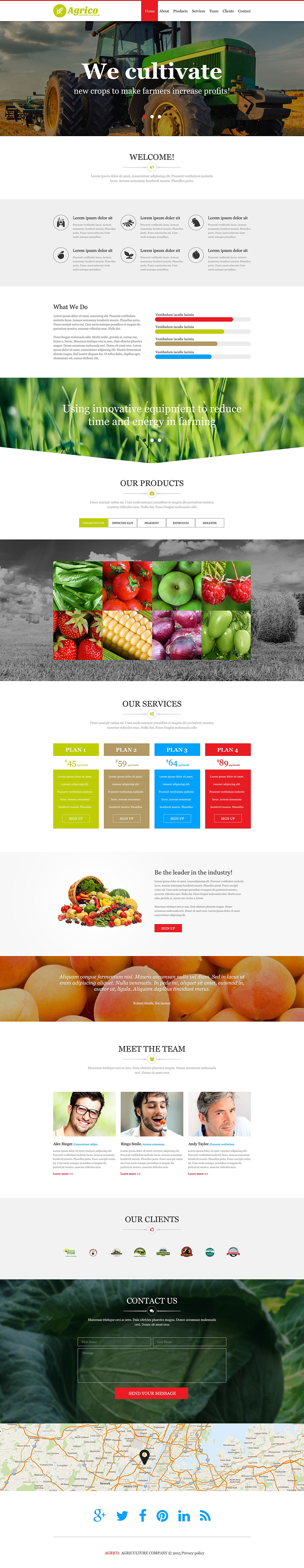 Agriculture Muse Template New Screenshots BIG