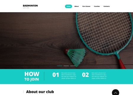 Badminton Responsive