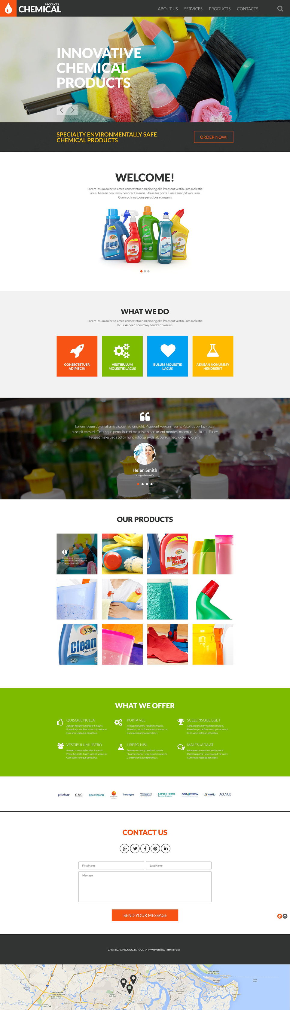 Cleaning Responsive Website Template New Screenshots BIG