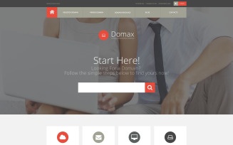Domain Registration Website Template