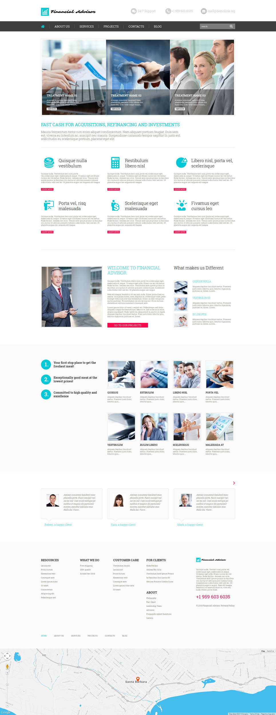 Financial Advisor WordPress Theme New Screenshots BIG