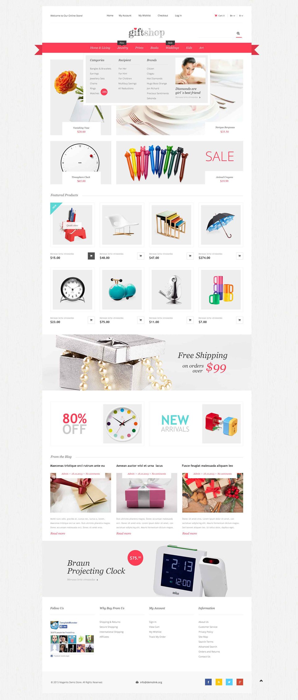 Gift Shop Magento Theme New Screenshots BIG