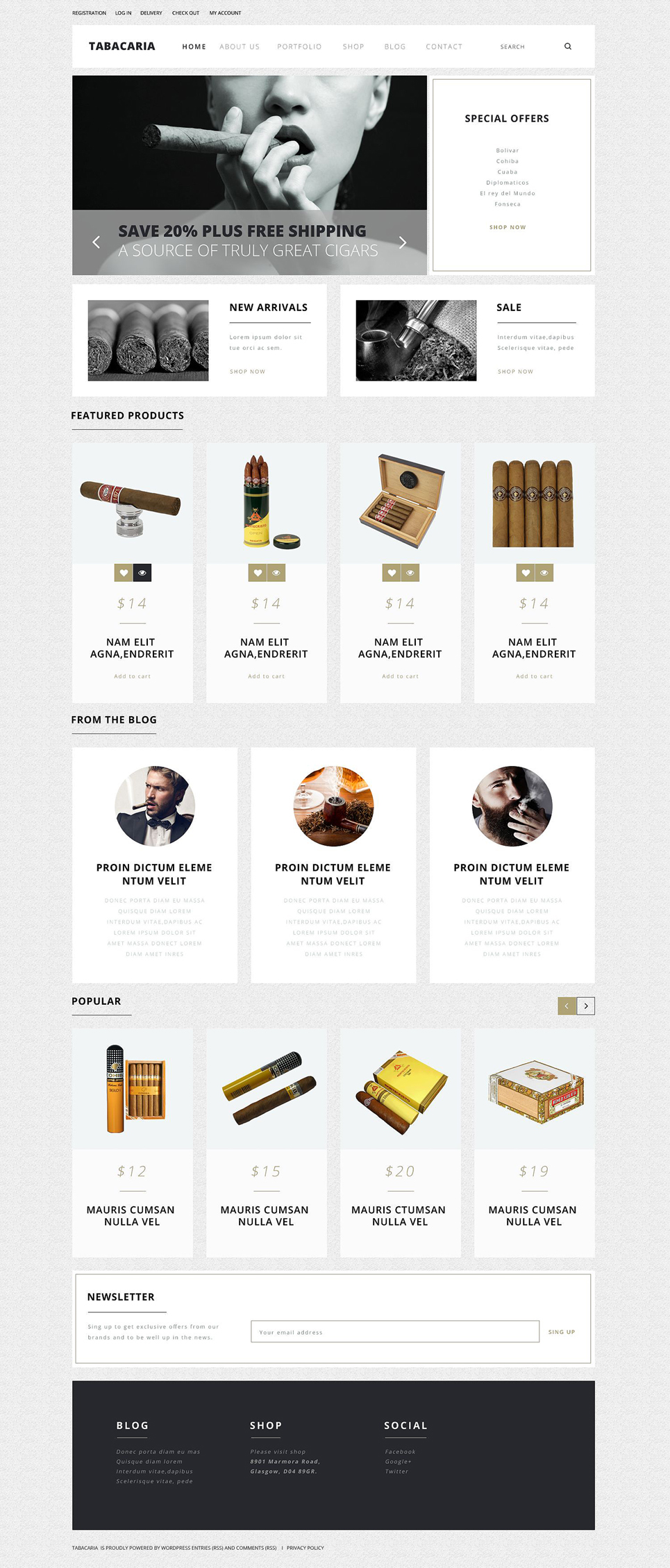 Tobacco Shop WooCommerce Theme New Screenshots BIG