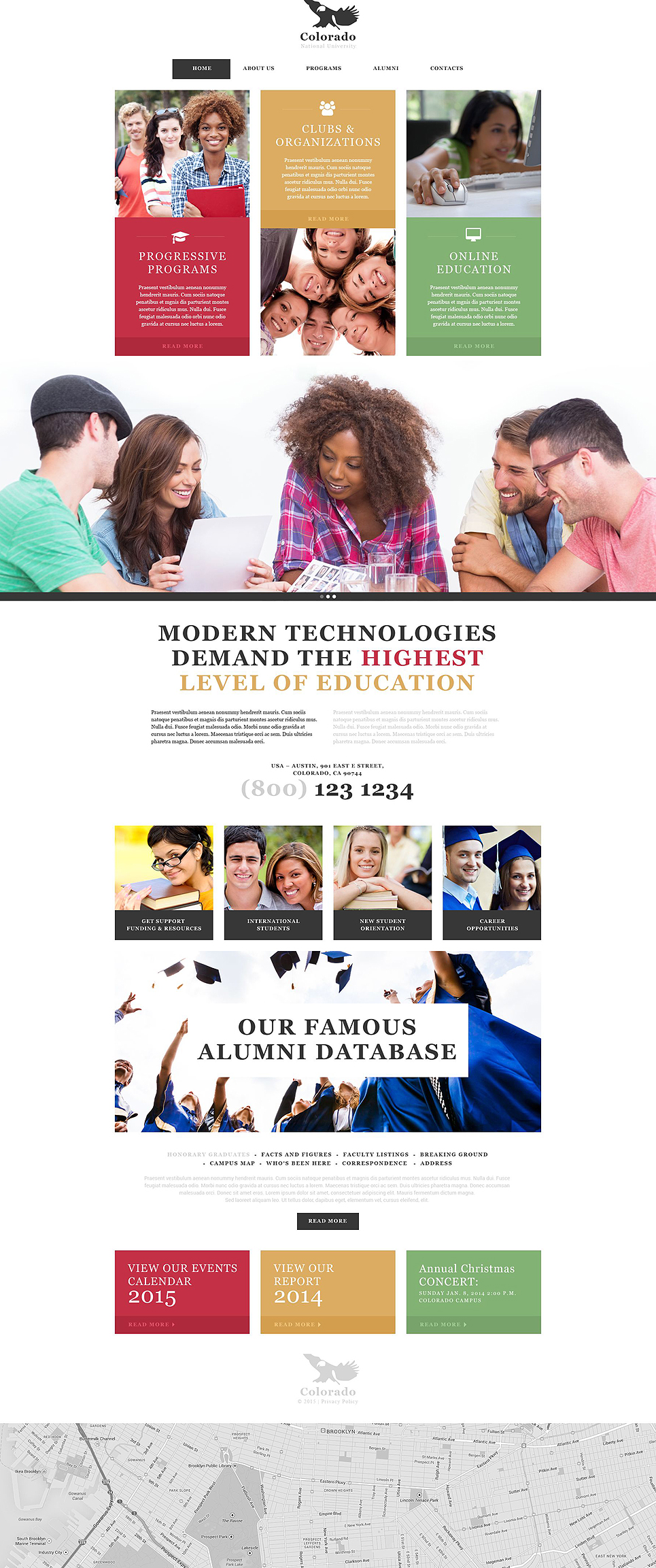 University Muse Template New Screenshots BIG