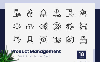 Product Management Outline Icons