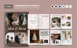 Modern Minimalist Wedding Photobook Design