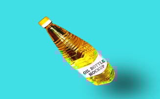 Oil Bottle Mockup PSD Template Design 5