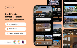 Proplify – Property Rental App UI Design Template