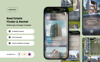 Rumah – Property Search App UI Design Template