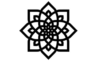 islamic pattern silhouette vector art illustration