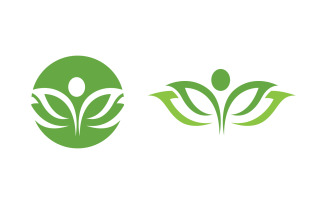 Lotus flower Logo Beauty Salon Cosmetic skincare vector icon design v.171