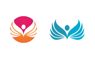 Lotus flower Logo Beauty Salon Cosmetic skincare vector icon design v.183