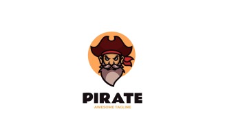 Classic Pirate Mascot Logo Design